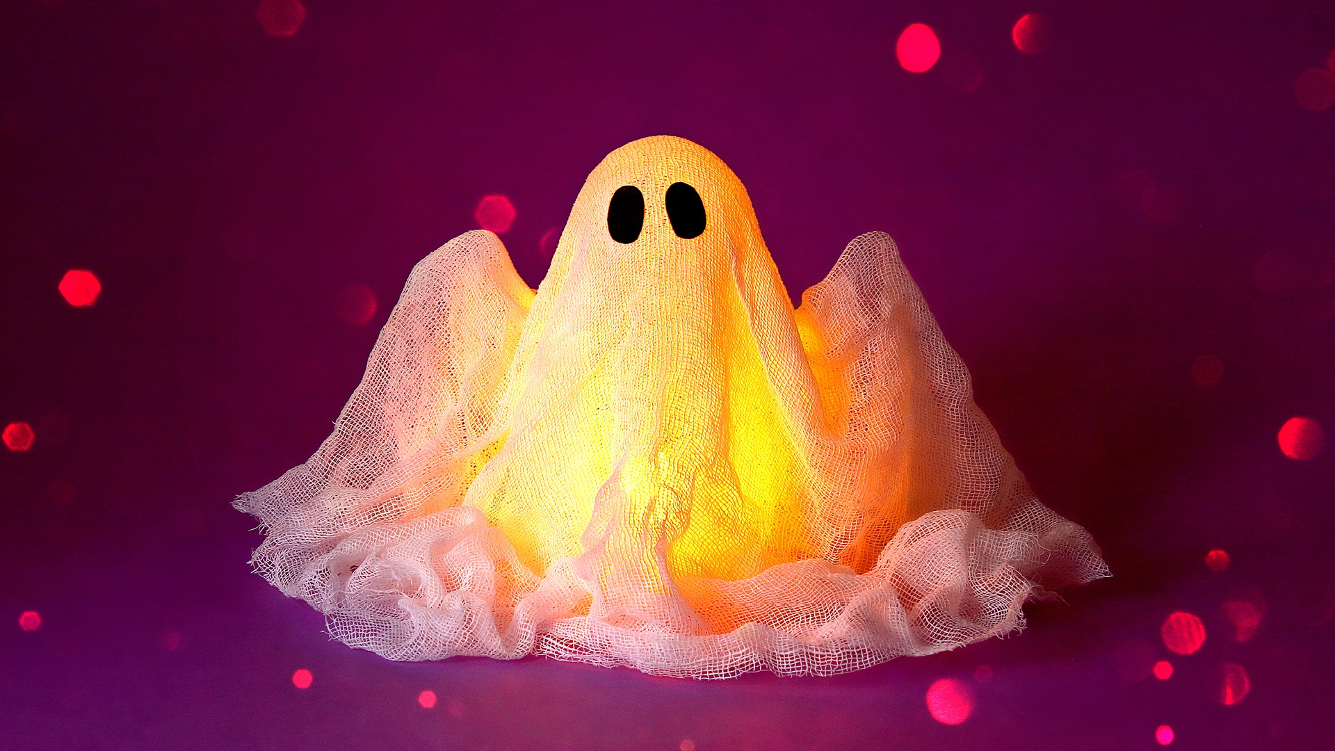 Craft ghost lamp