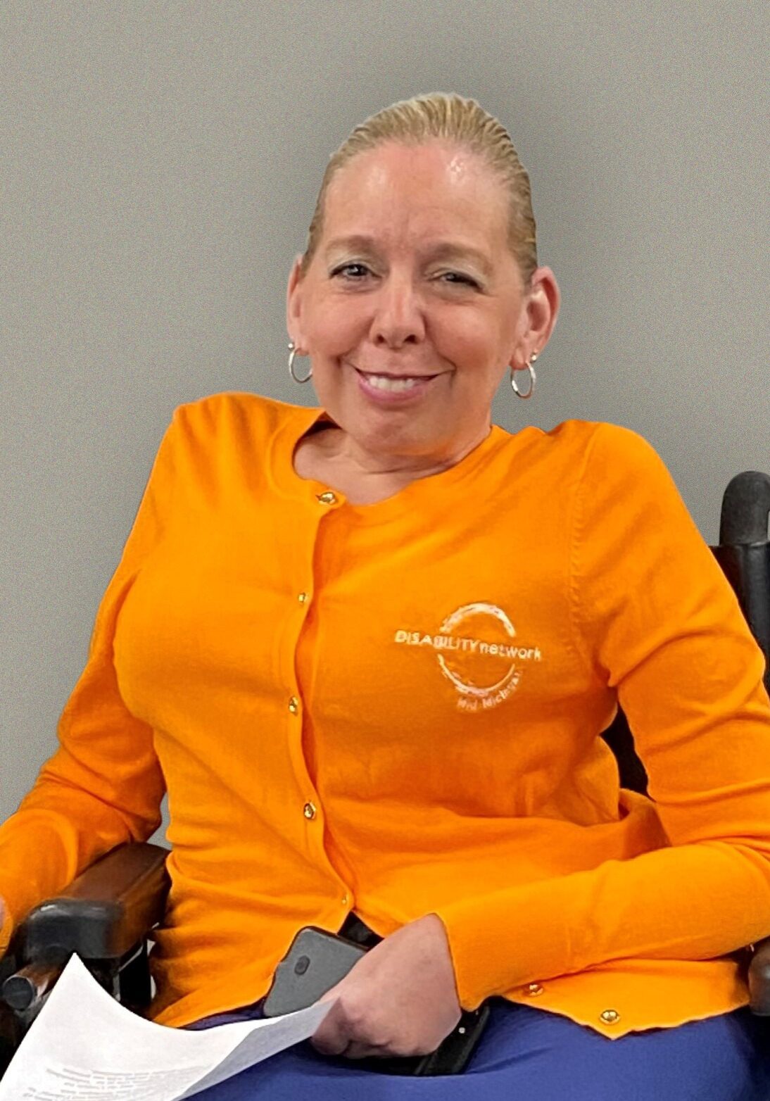 Portrait of Kelly PeLong - Executive Director of Disability Network Mid-Michigan